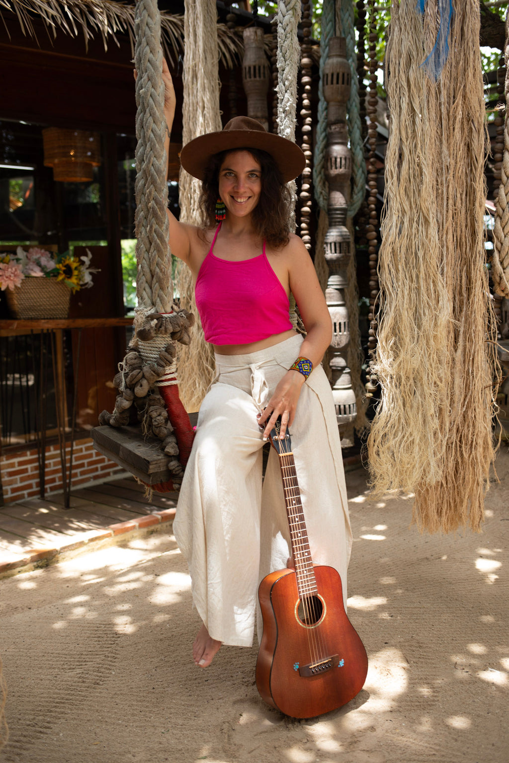 Sacred Dancer - Wrap Pants - Linen